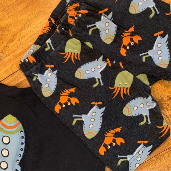Gymboree Submarine Boys 2 Piece summer Pyjamas - Picture 3 of 4